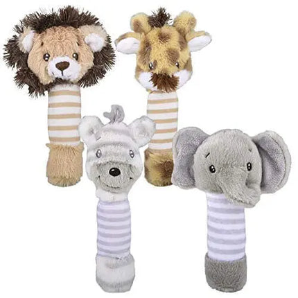 6.5" Infant Zoo Rattle ( 1 piece) Party Expo