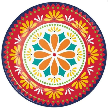 7" Fiesta Pottery Taco Plate Party Expo