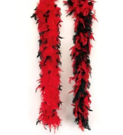 72" Red And Black Boa Party Expo