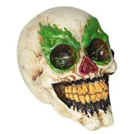 7" Creepy Clown Skull Party Expo