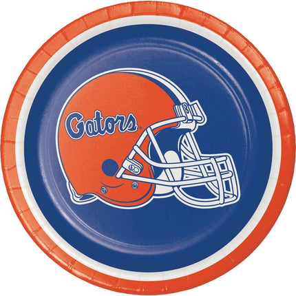 7" University of Florida Gators Paper Dessert Plates (8ct) Party Expo