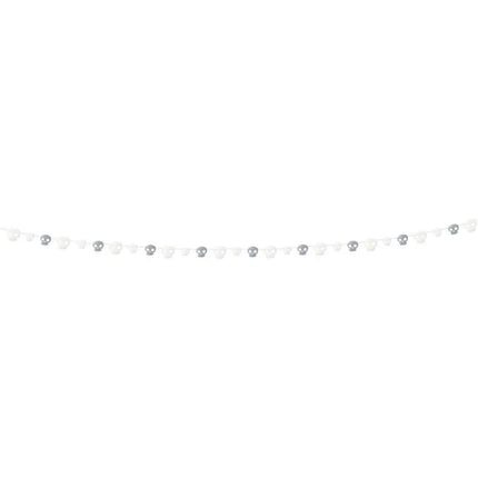 9' Skulls Halloween Paper Garland - Party Expo