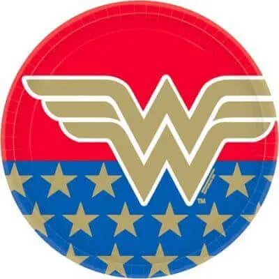 Wonder Woman - 9" Lunch Plates (8ct) Party Expo