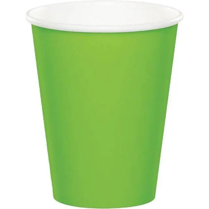 9oz Fresh Lime Paper Cups (8ct) - Party Expo