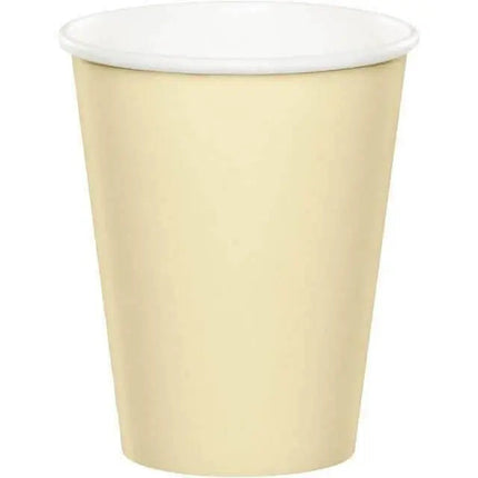 9oz Ivory Paper Cups (8ct) - Party Expo