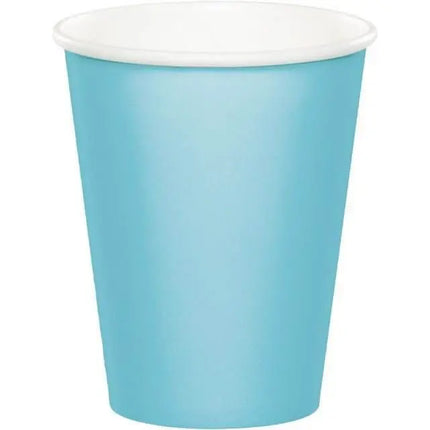9oz Pastel Blue Paper Cups (8ct) - Party Expo