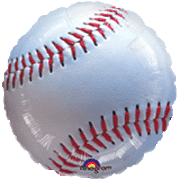 Anagram - 18" Championship Baseball Mylar Balloon #19 Party Expo