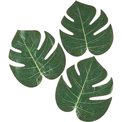 Artificial Tropical Leaves 12 count Party Expo