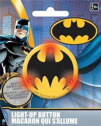 Batman Light Up Button - Party Expo