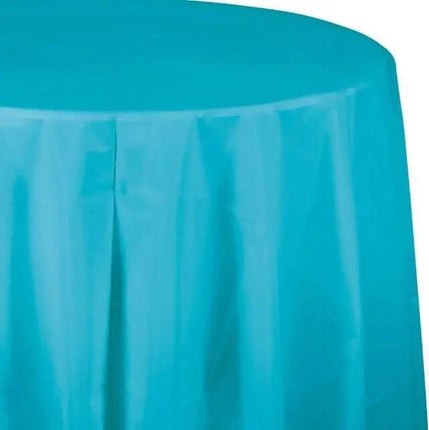 Bermuda Blue Oct Round Tablecover - Party Expo