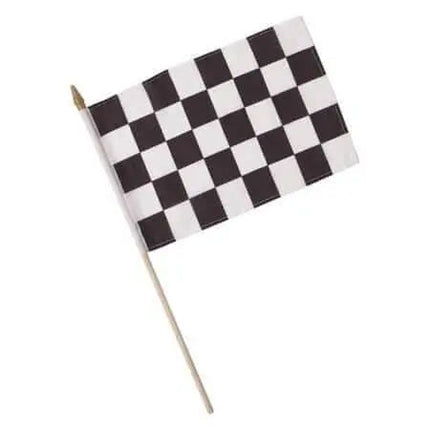 Black & White Check Cloth Racing Flag - Party Expo
