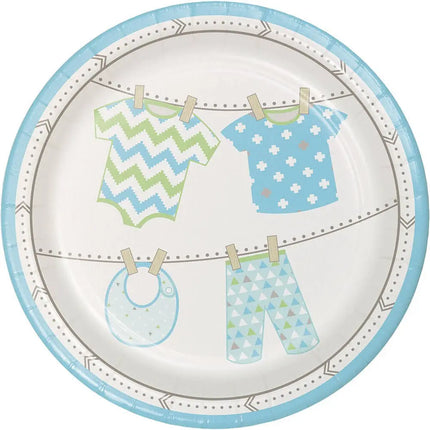 Bundle of Joy - 7" Boy Plates (8ct) Party Expo