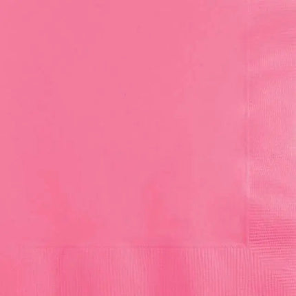 Candy Pink Beverage Napkins (16ct) - Party Expo