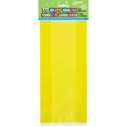 Cello Bag-Yellow - Party Expo