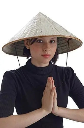 Chinese Bamboo Pointed Hat - Party Expo