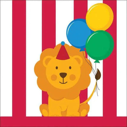 Circus Time! - Beverage Napkins (16ct) - Party Expo