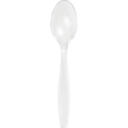 Clear Plastic Spoons - Party Expo