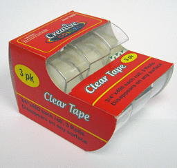 Clear Tape (3ct) Party Expo