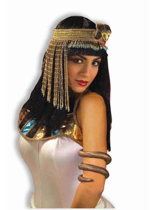 Cleopatra Beaded Snake Headband - Party Expo
