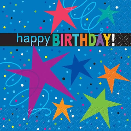 Cosmic Birthday Beverage Napkin - Party Expo