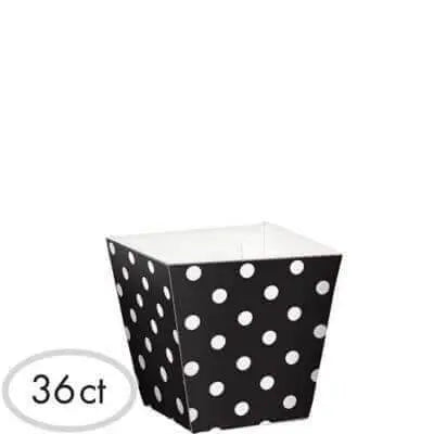 Day In Paris Mini Cubic Polka Dot Bowls - Party Expo