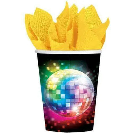Disco Fever - 9oz Paper Cups (8ct) - Party Expo