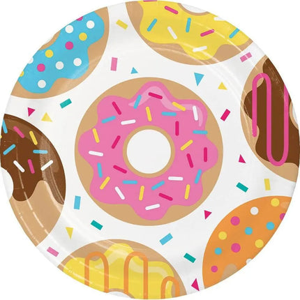 Donut Time - 9" Dinner Plates (8ct) Party Expo