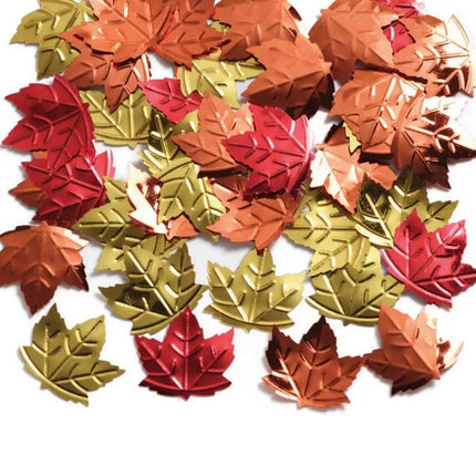 Emboss Maple Leaf Confetti (1ct) - Party Expo