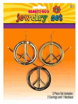 Feeling Groovy Peace Jewelry Set - Party Expo