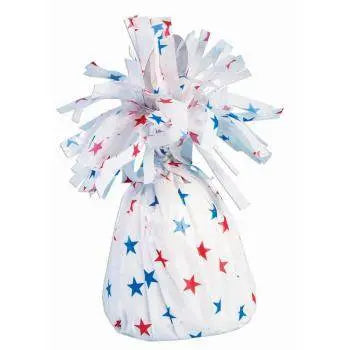 Foil Balloon Weight - Red, White, & Blue - Party Expo