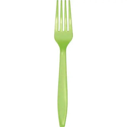 Fresh Lime Plastic Forks - Party Expo