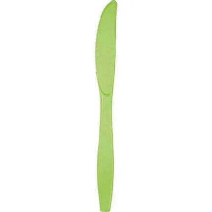 Fresh Lime Plastic Knives - Party Expo