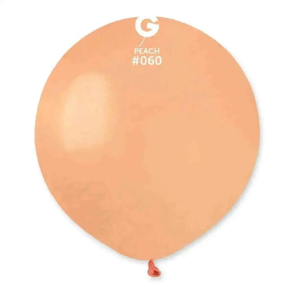 Gemar - 19" Peach Latex Balloons #060 (25pcs) Party Expo