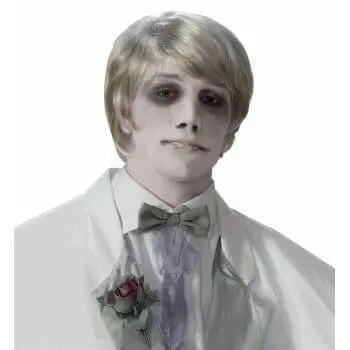 Ghost Gentleman Wig Wht/Gray - Party Expo
