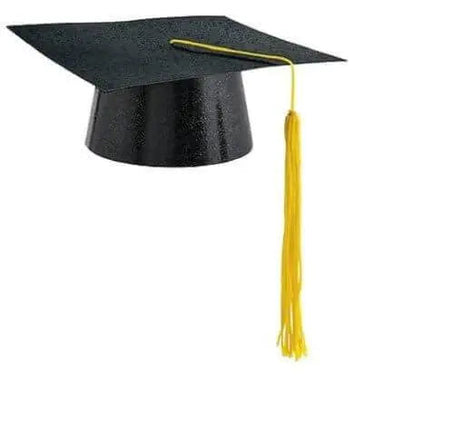 Glitter Mini Grad Hat - Black - Party Expo