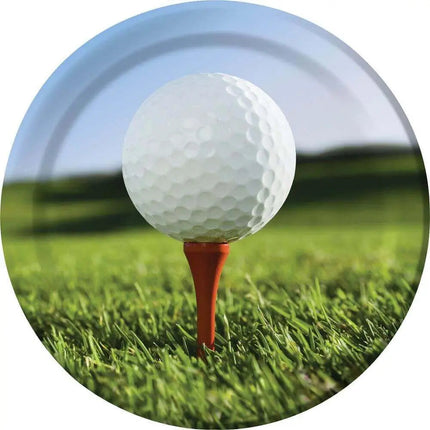Golf Ball - 9" Dinner Plates (8ct) Party Expo