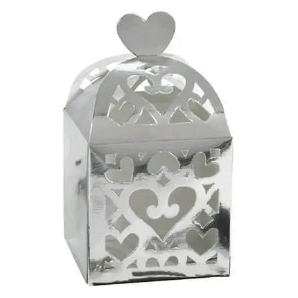 Lantern Gift Boxes - Silver - Party Expo