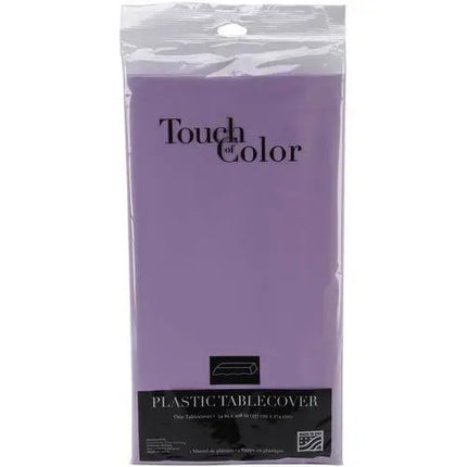 Luscious Lavender Plastic Table Cover 54*108 - Party Expo