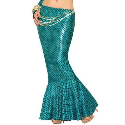 Mermaid-Long Tail Skirt-Blue - Party Expo