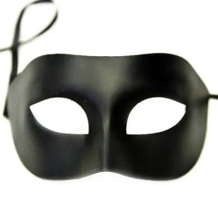 Metallic Mask Male - Black - Party Expo