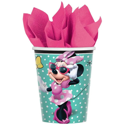 Minnie Mouse Happy Helpers - 9oz Paper Cups (8ct) - Party Expo