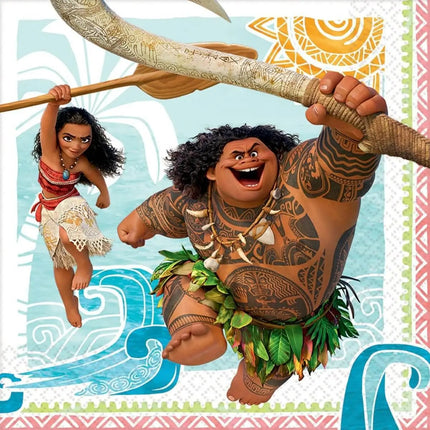 Moana - Lunch Napkins (16ct) - Party Expo
