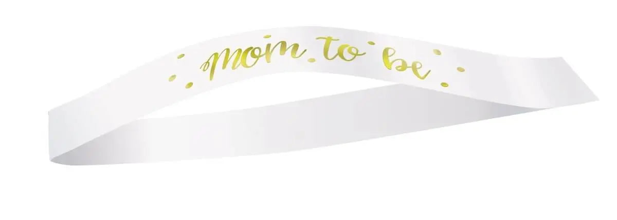 Mom To Be Foil Satin Sash - Party Expo