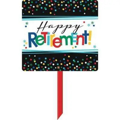 Officially Retired - Happy Retirement Celebration Yard Sign - Party Expo