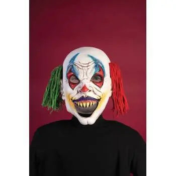 Open Mouth Evil Clown Mask - Party Expo