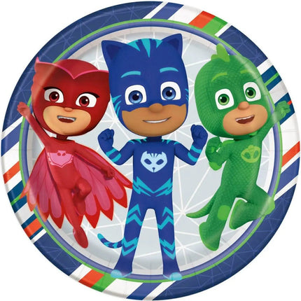 PJ Masks 9" Plates (8 count) Party Expo