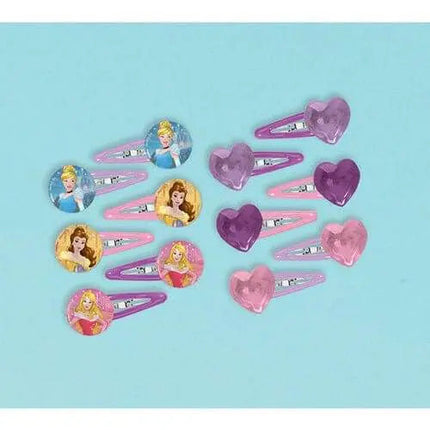 Princess Dream Big - Jewel Hair Barrettes (6pcs) - Party Expo