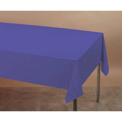 Purple Plastic Tablecover 54x108 - Party Expo