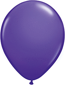 Qualatex - 11" Purple Violet Latex Balloons (25ct) Party Expo