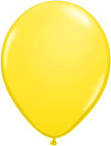 Qualatex - 16" Yellow Latex Balloons (50ct) Party Expo